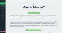 Desktop Screenshot of marcussundman.se